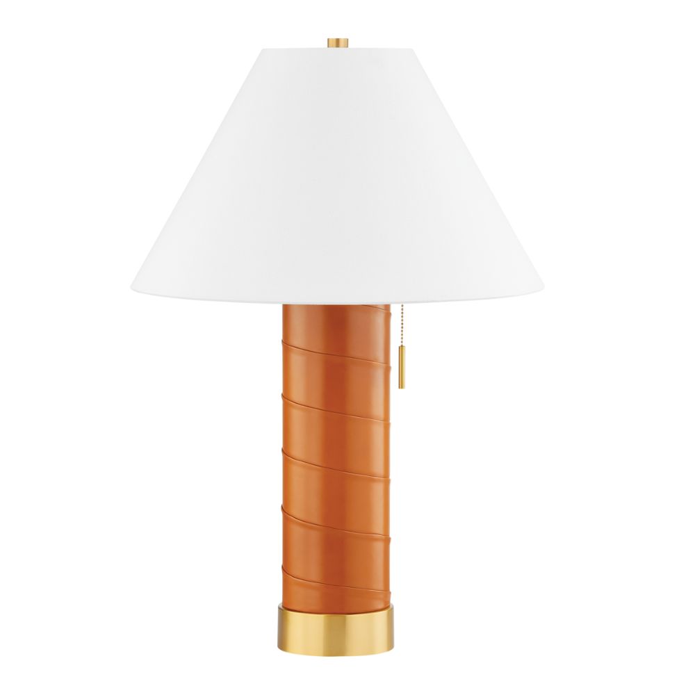 Hudson Valley Lighting L3429-AGB Norwalk Table Lamp in Aged Brass