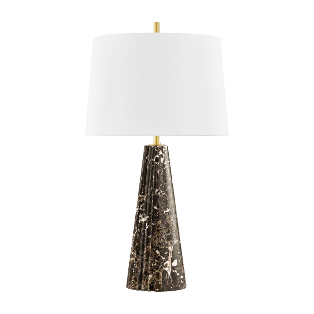Hudson Valley Lighting L3630-AGB Fanny Table Lamp in Aged Brass