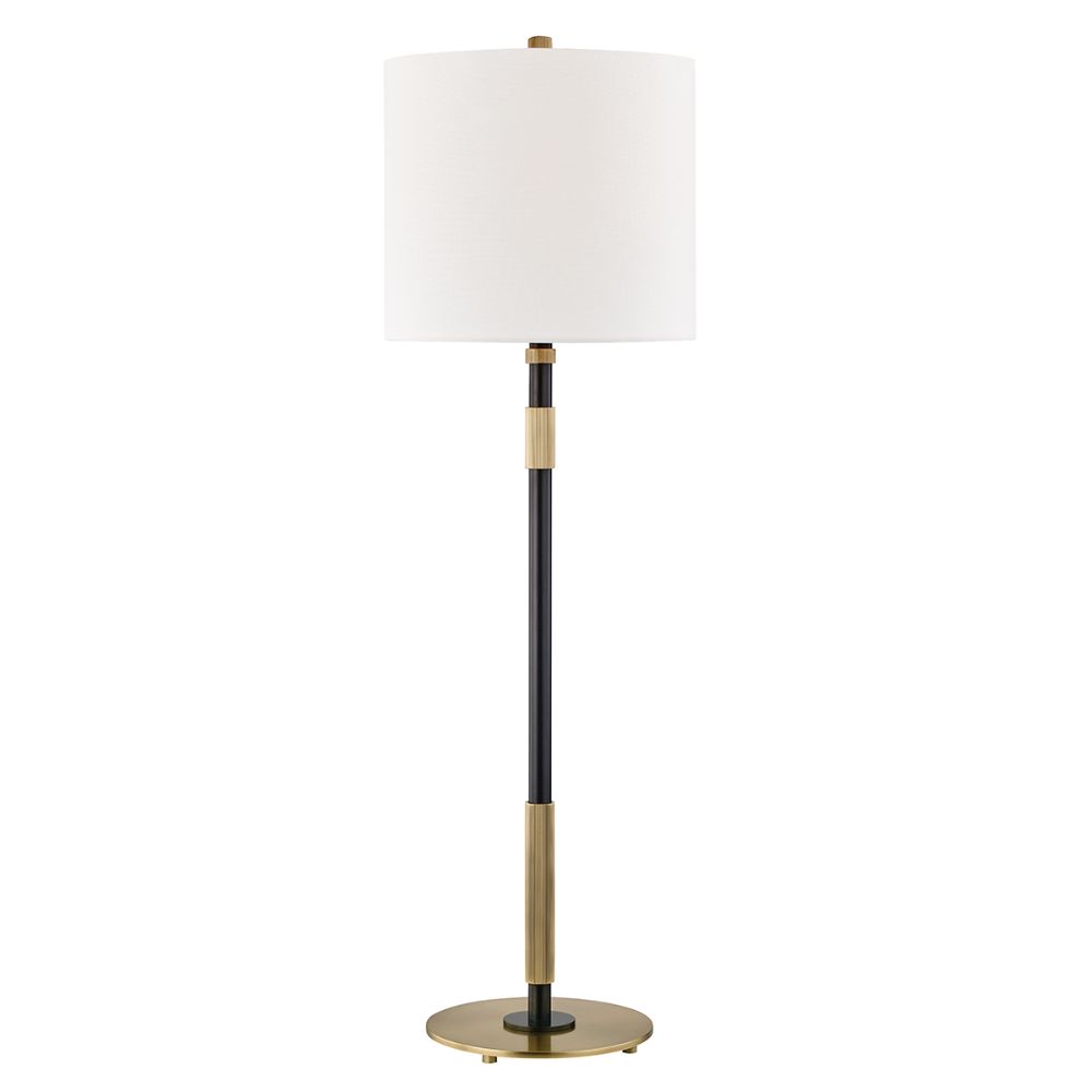 Hudson Valley L3720-AOB Bowery 1 Light Table Lamp