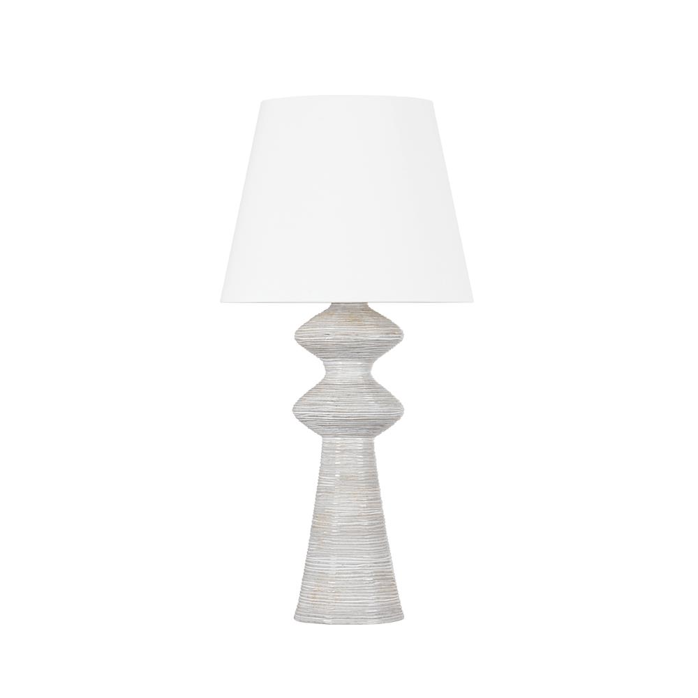 Hudson Valley L5537-AGB/CNB Steinway Table Lamp in Aged Brass/ceramic Snowbank