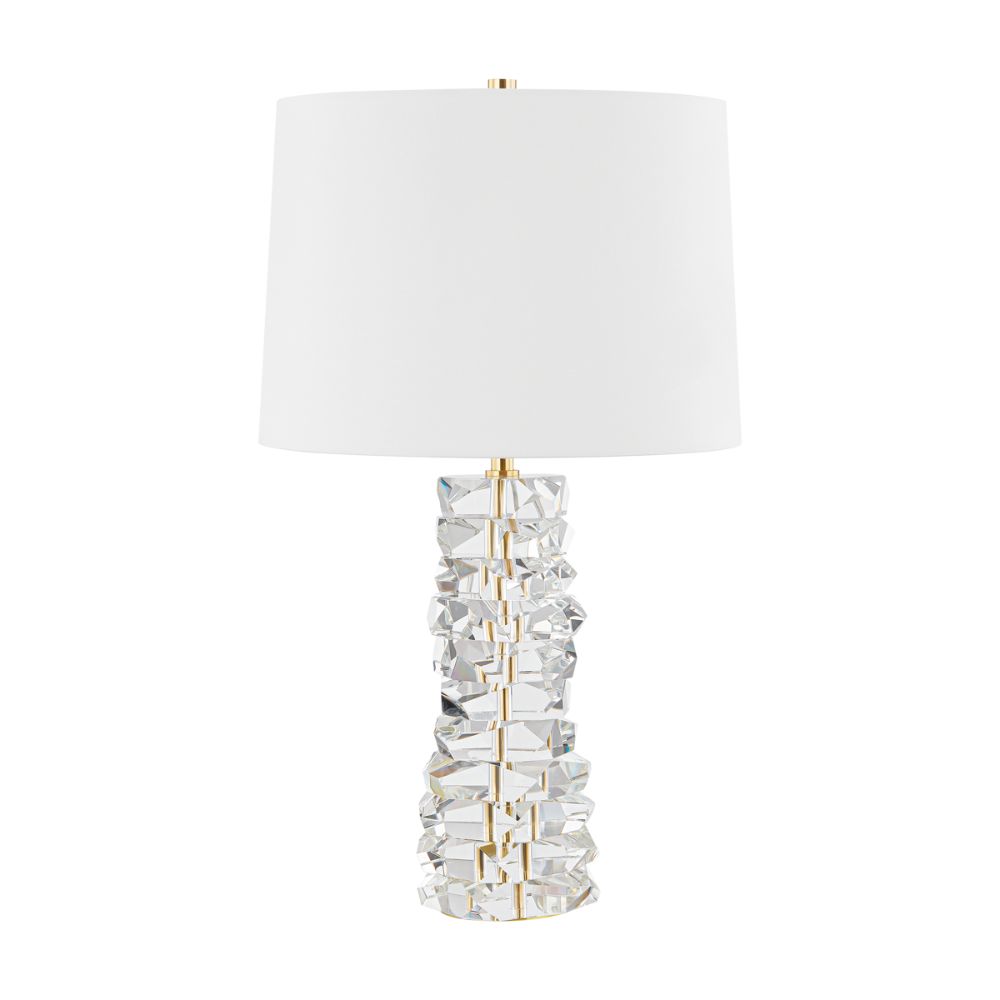 Hudson Valley Lighting L5929-AGB Bellarie Table Lamp in Aged Brass