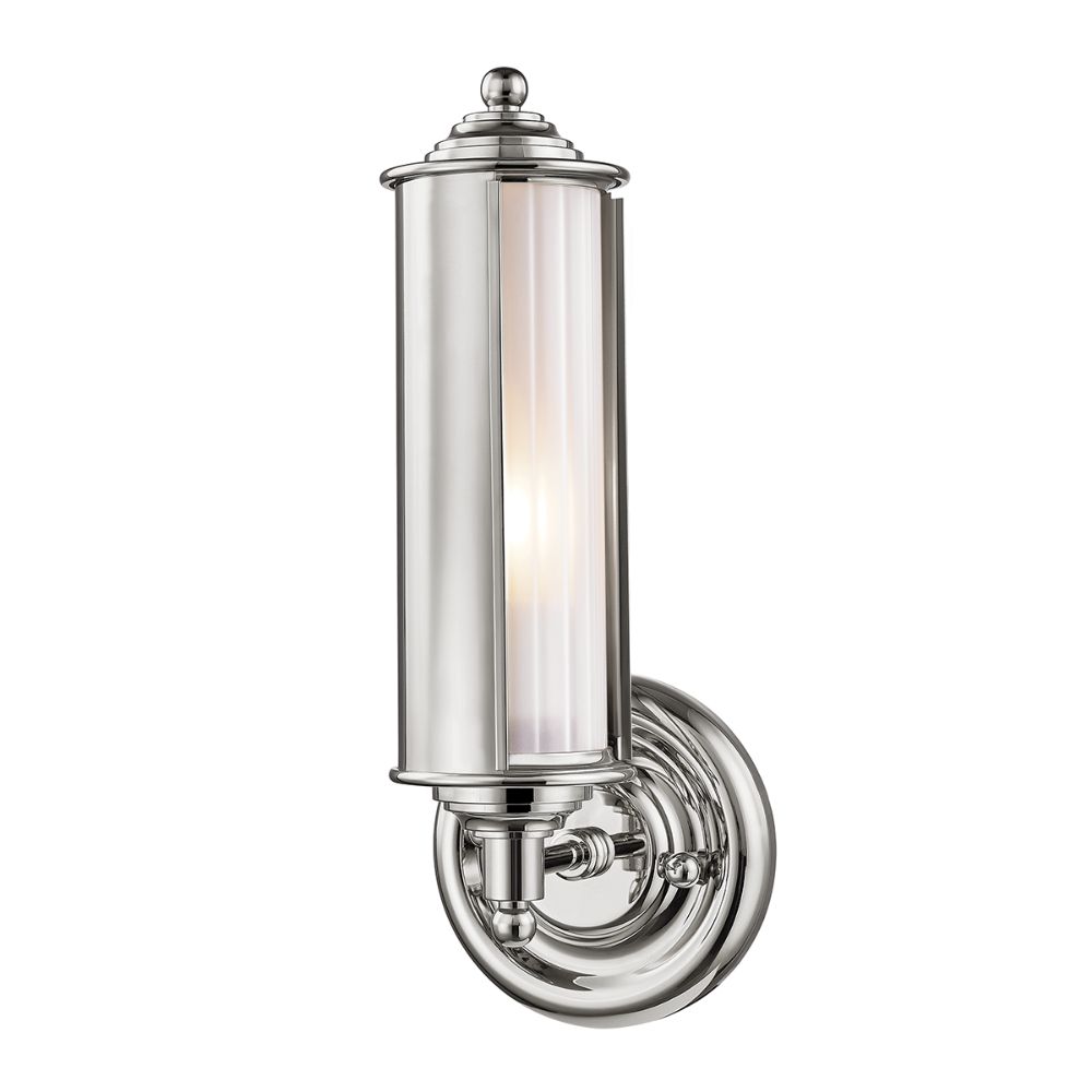 Hudson Valley MDS103-PN 1 Light Wall Sconce