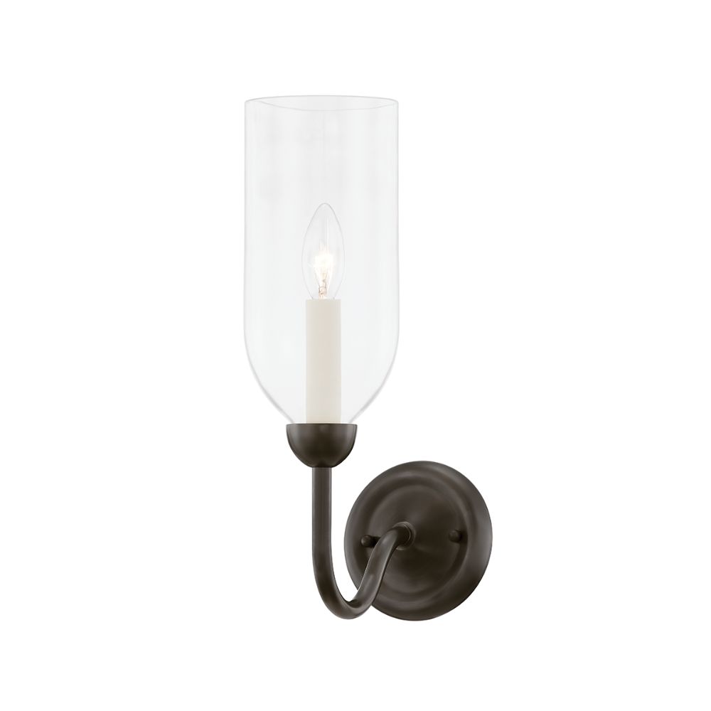 Hudson Valley MDS111-DB 1 Light Wall Sconce in Distressed Bronze