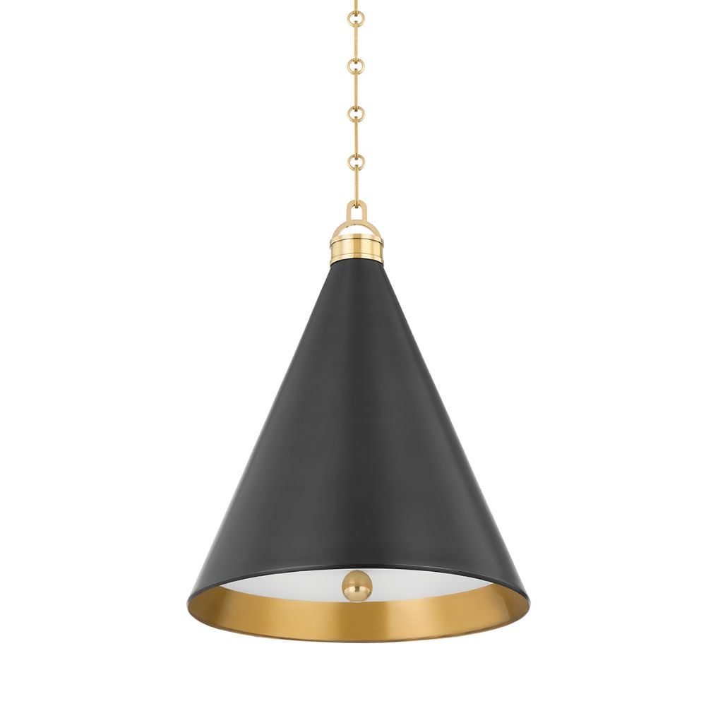 Hudson Valley MDS1304-ADB 1 Light Pendant in Aged/antique Distressed Bronze