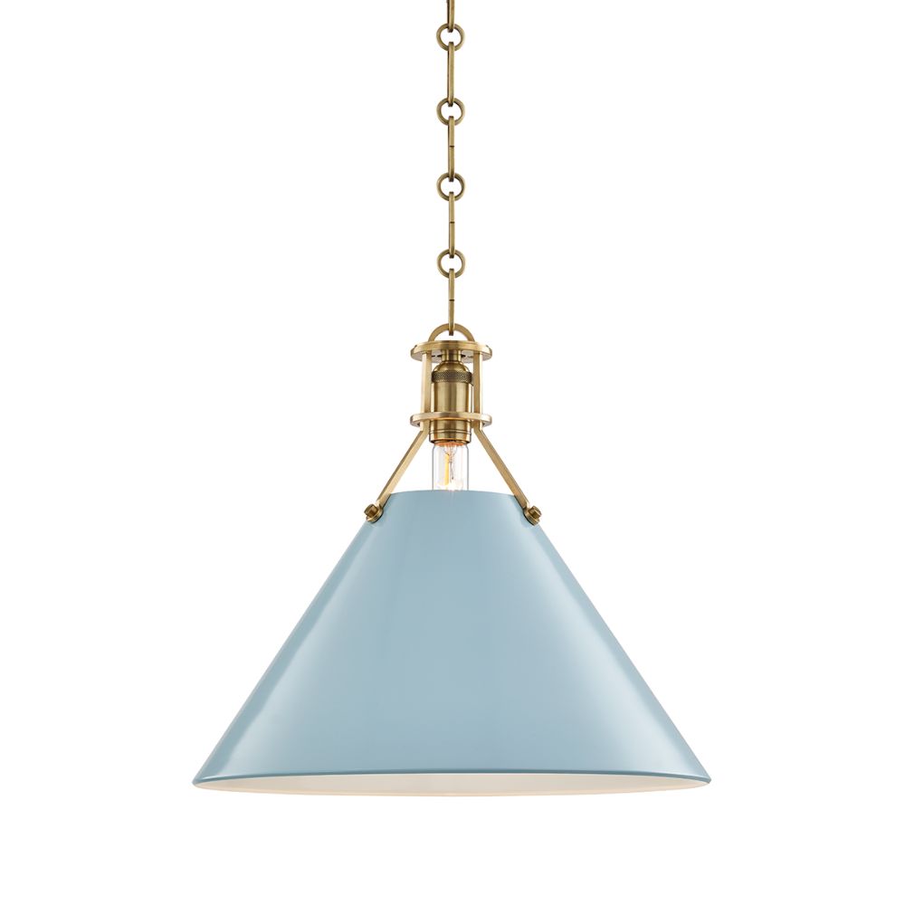 Hudson Valley MDS352-AGB/BB 1 Light Large Pendant