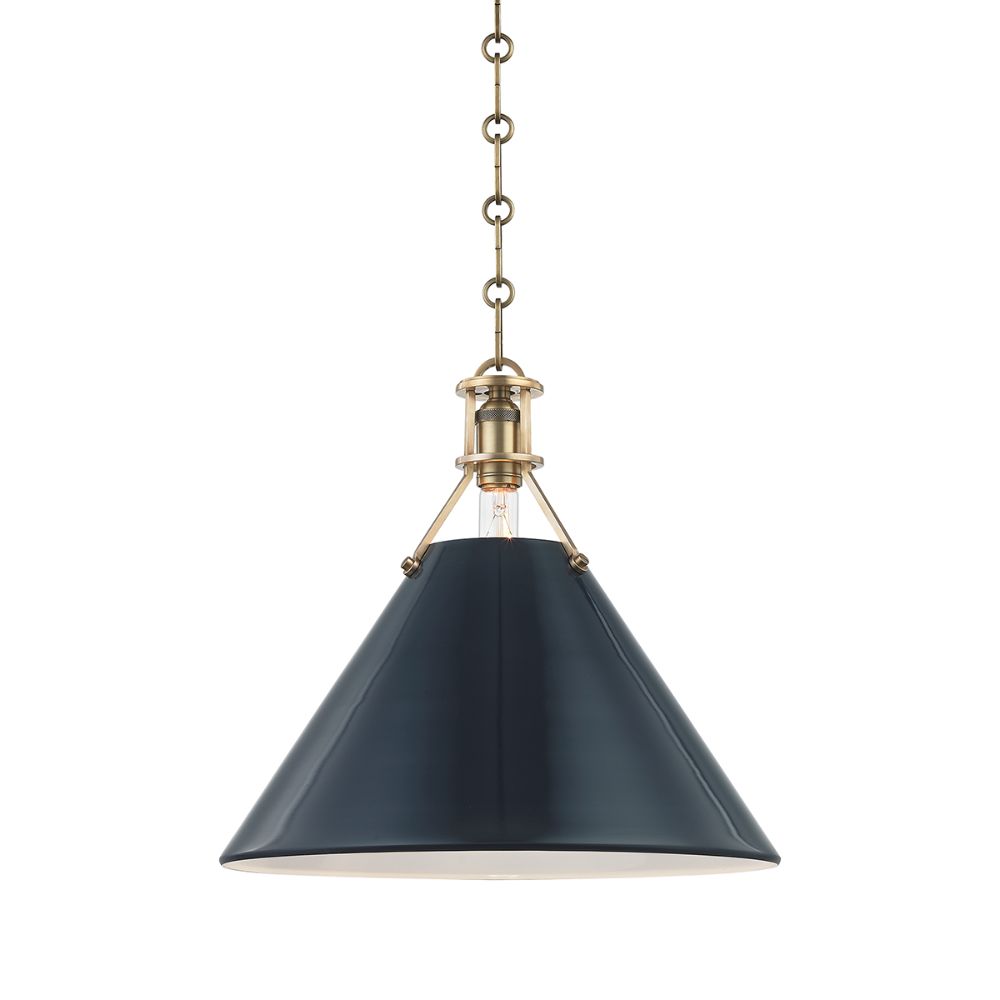 Hudson Valley MDS352-AGB/DBL 1 Light Large Pendant