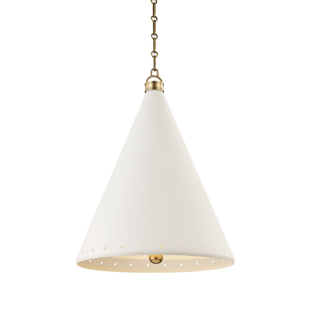 Hudson Valley MDS402-AGB/WP 2 Light Large Pendant