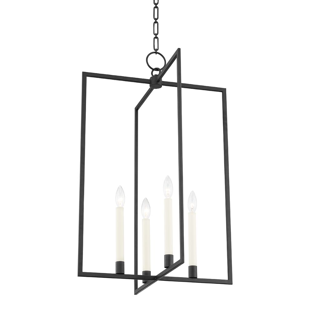 Hudson Valley MDS422-AI 4 Light Large Pendant in Aged Iron