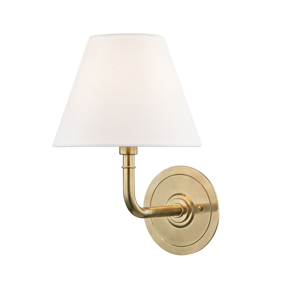 Hudson Valley MDS600-AGB 1 Light Wall Sconce