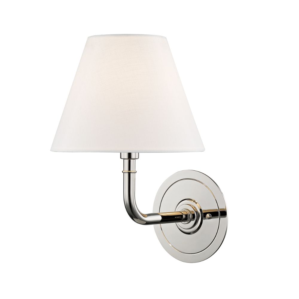 Hudson Valley MDS600-PN 1 Light Wall Sconce