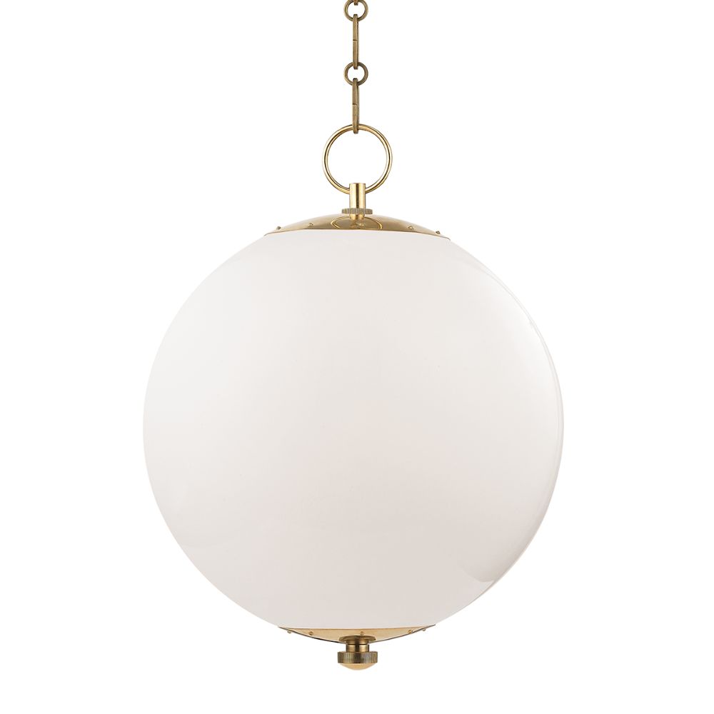 Hudson Valley MDS701-AGB 1 Light Large Pendant