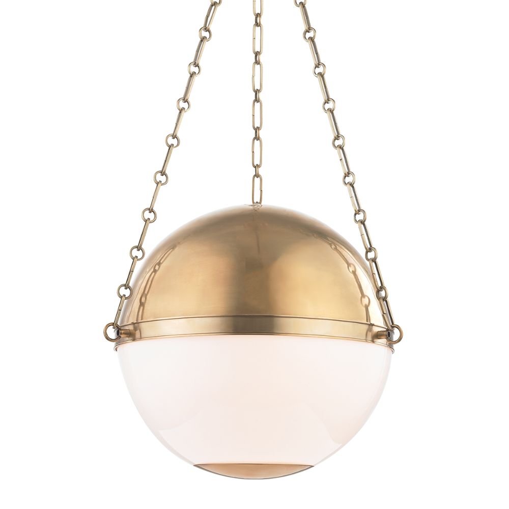 Hudson Valley MDS751-AGB 3 Light Large Pendant