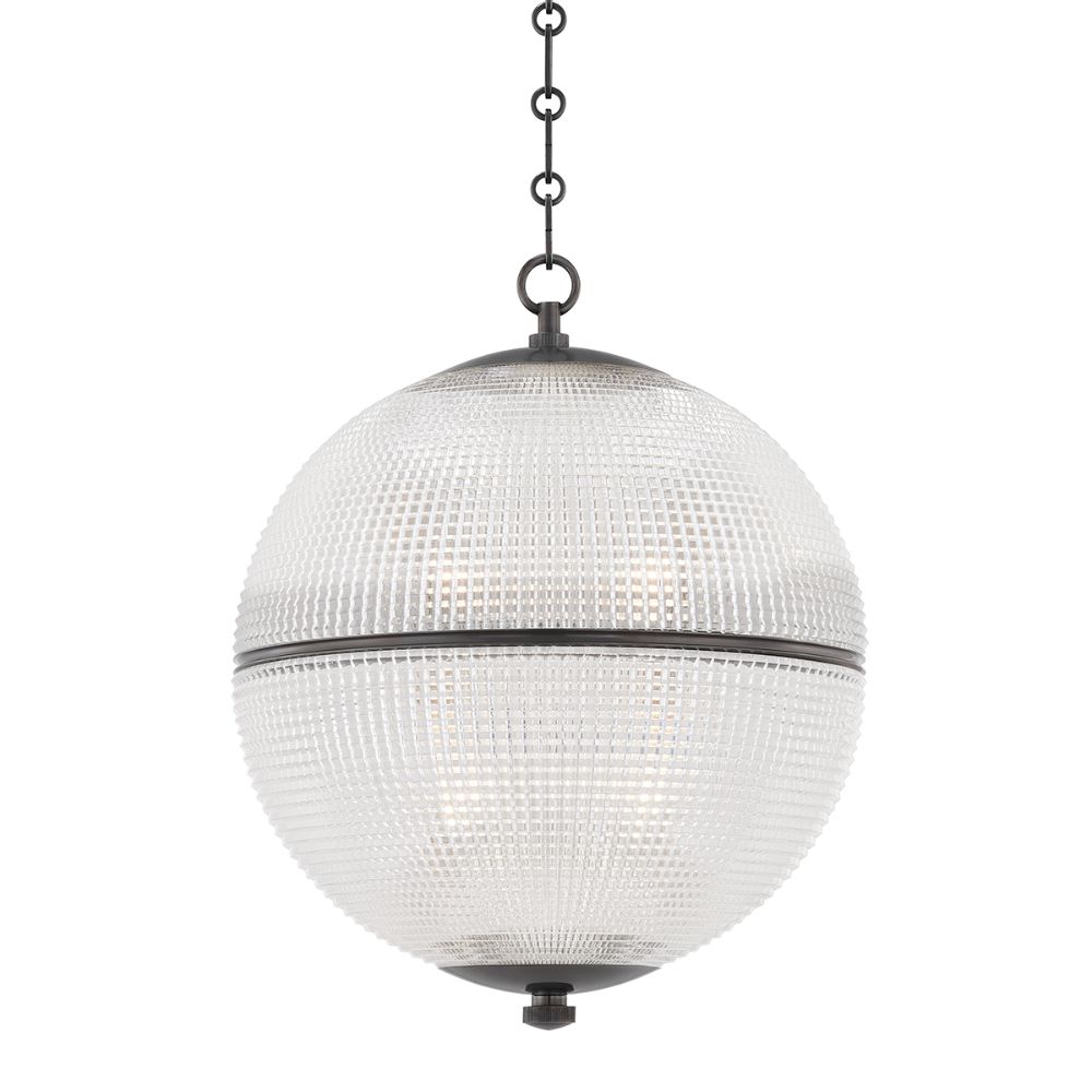 Hudson Valley MDS801-DB 1 Light Large Pendant in Distressed Bronze