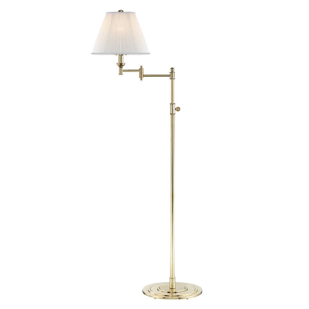 Hudson Valley MDSL601-AGB 1 Light Floor Lamp