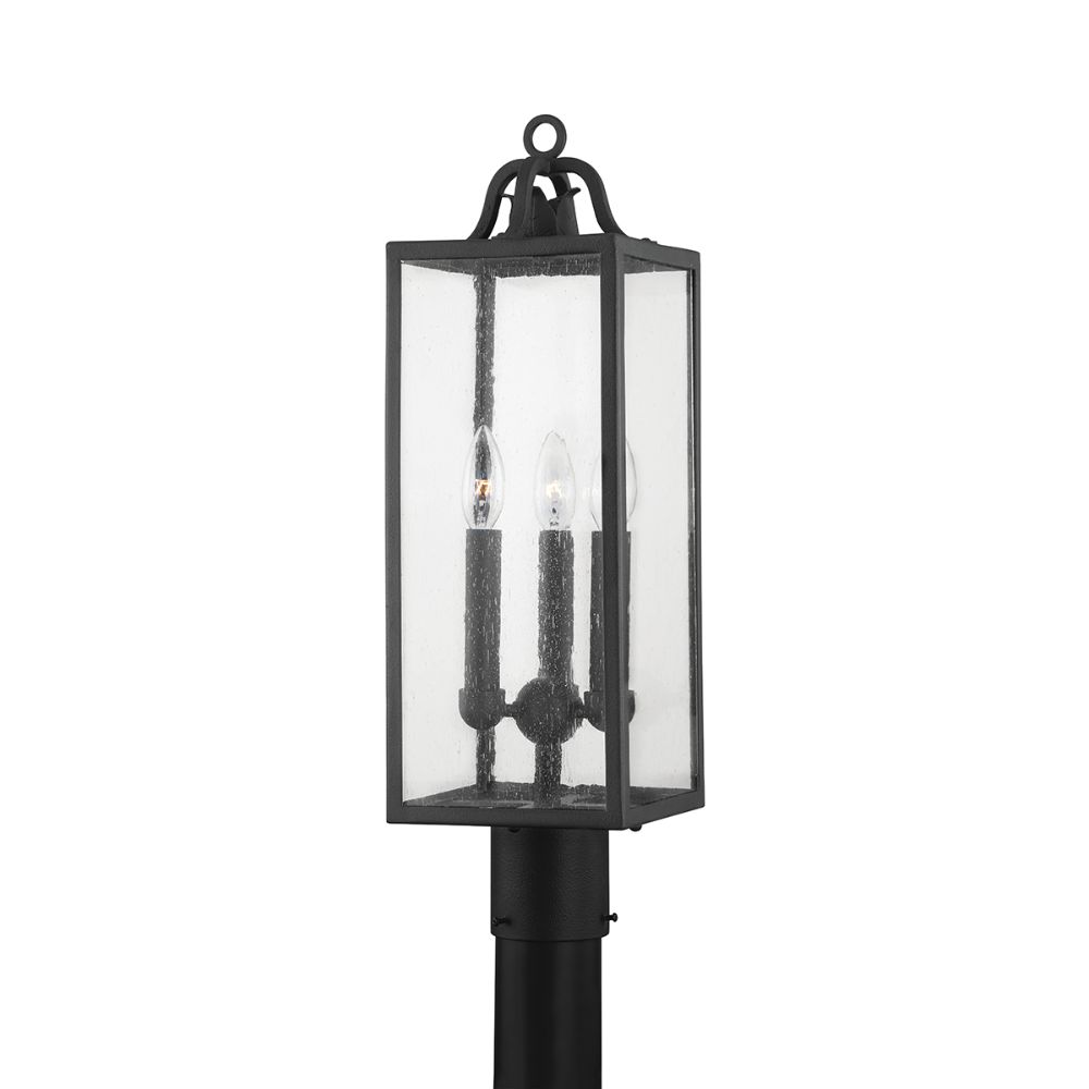 Troy Lighting P2067-for 3 Light Exterior Pendant In Forged Iron