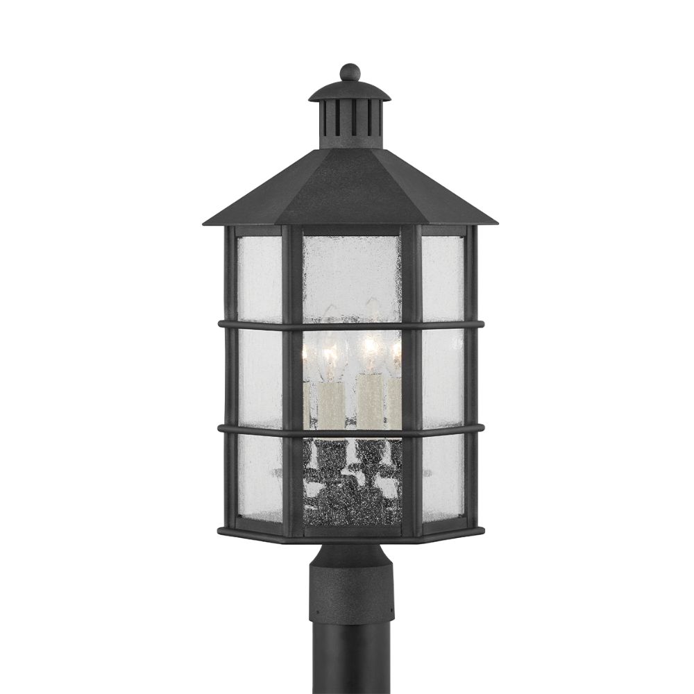 Troy Lighting P2522-frn 4 Light Exterior Post In French Iron
