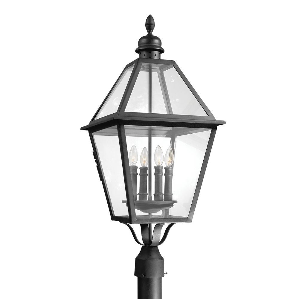 Troy Lighting P9626-TBK Townsend 4 Light Extra Large Post Lantern in Natural Bronze