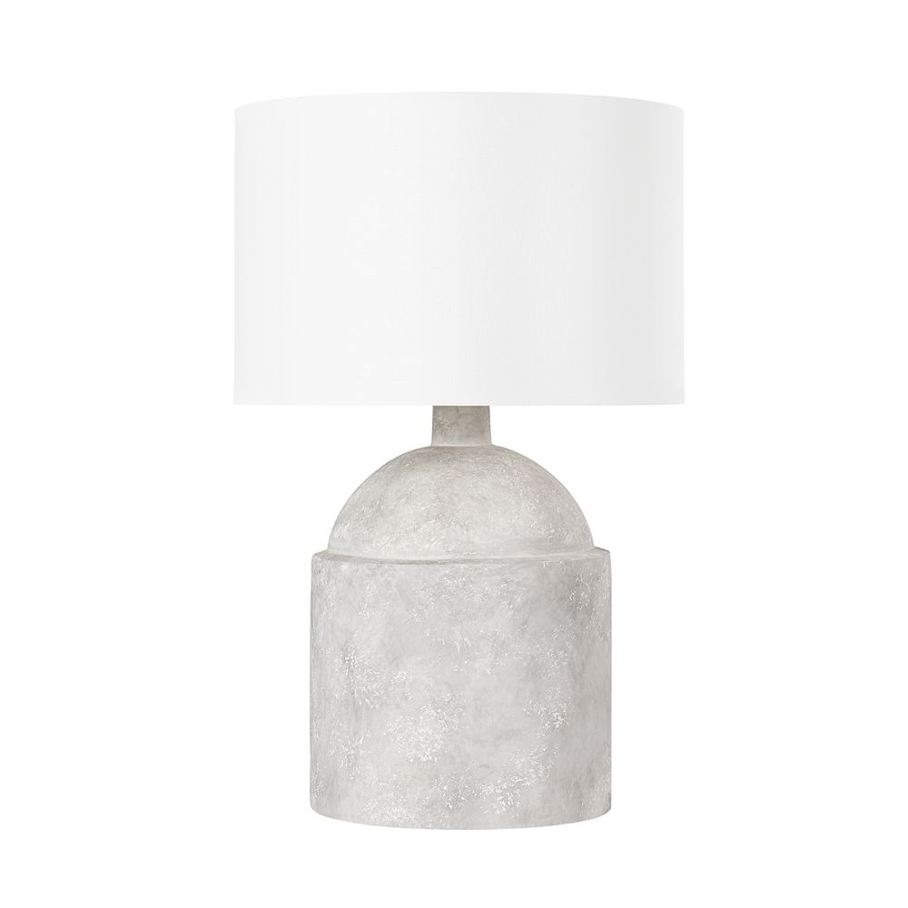 Troy Lighting PTL1022-CWG Torrance 1 Light Table Lamp In Ceramic Weathered Grey