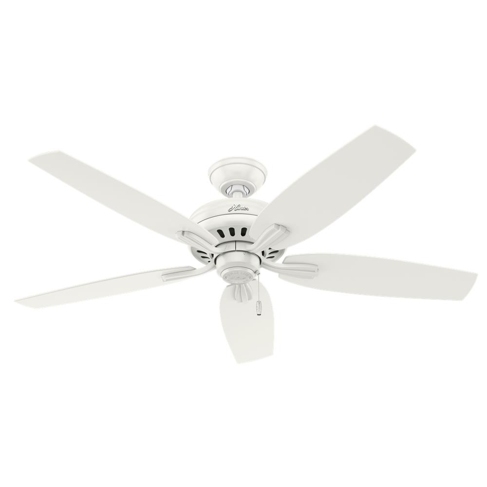 Hunter Fans 53319 Newsome 52 inch Ceiling Fan in Fresh White