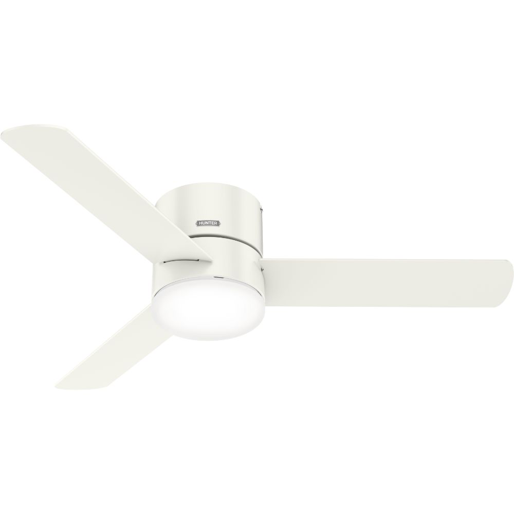 Hunter Fans 51433 Minimus with LED Light 52 inch in Fresh White