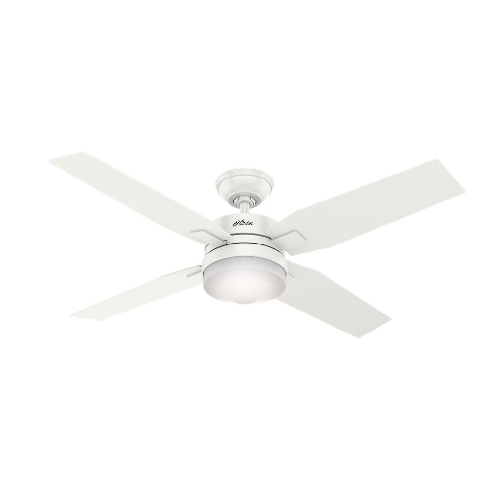 Hunter Fans 59349 Mercado with LED Light 50 inch Ceiling Fan in Fresh White