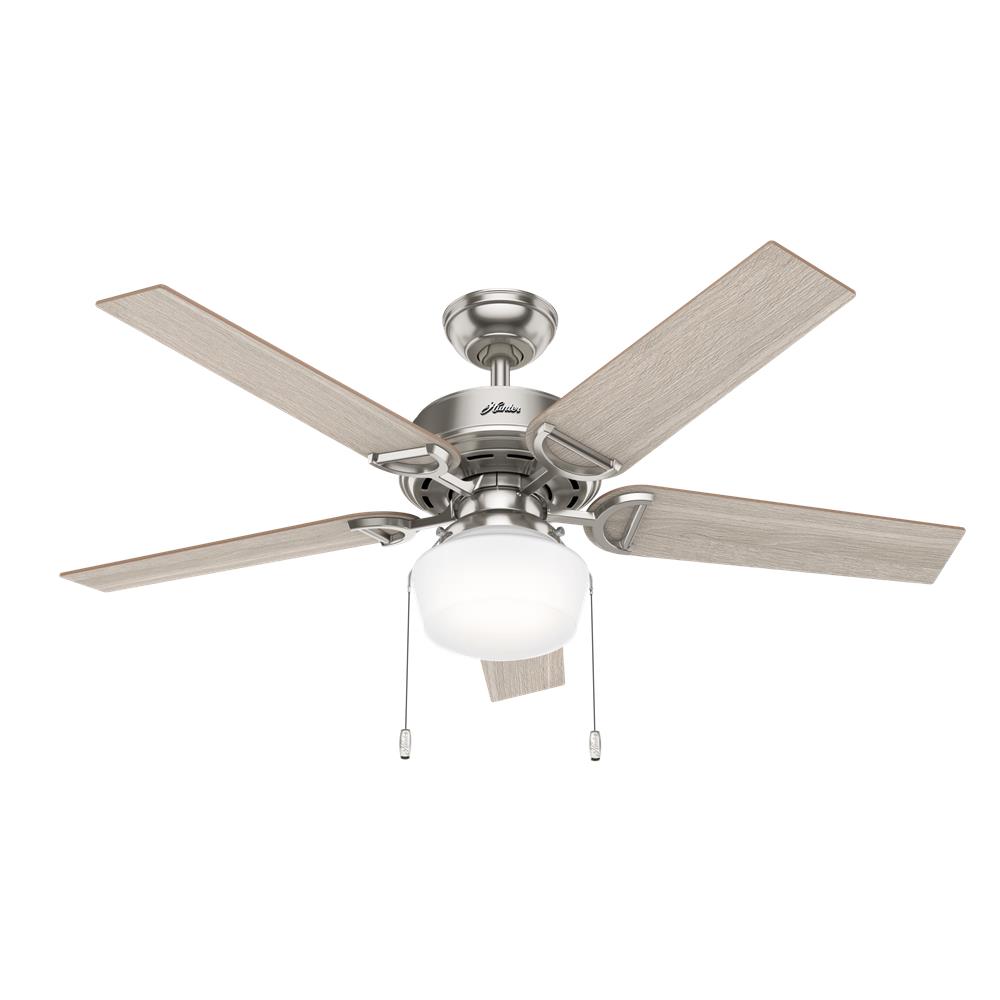 Hunter Fans 53419 VIOLA WITH LED LIGHT 52 INCH Ceiling Fan in Brushed Nickel