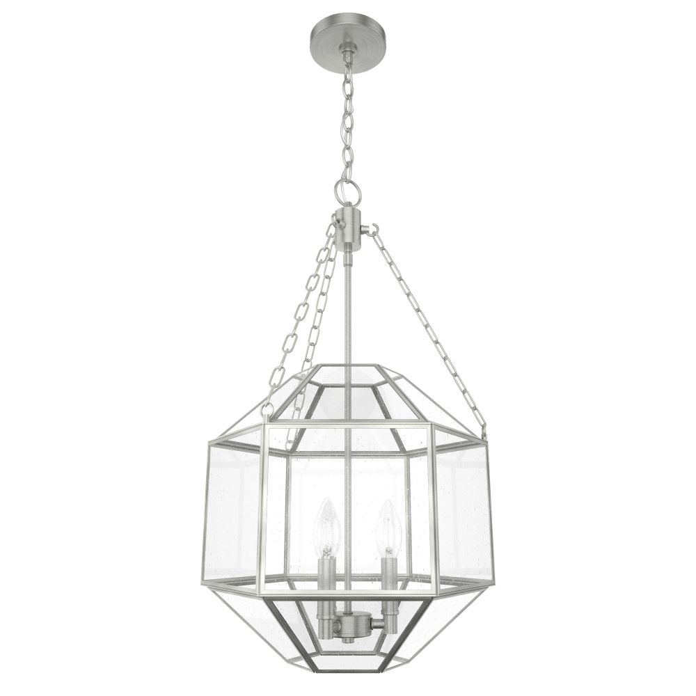 Hunter Fans 19366 Indria 3 Light Pendant 13 inch in Brushed Nickel