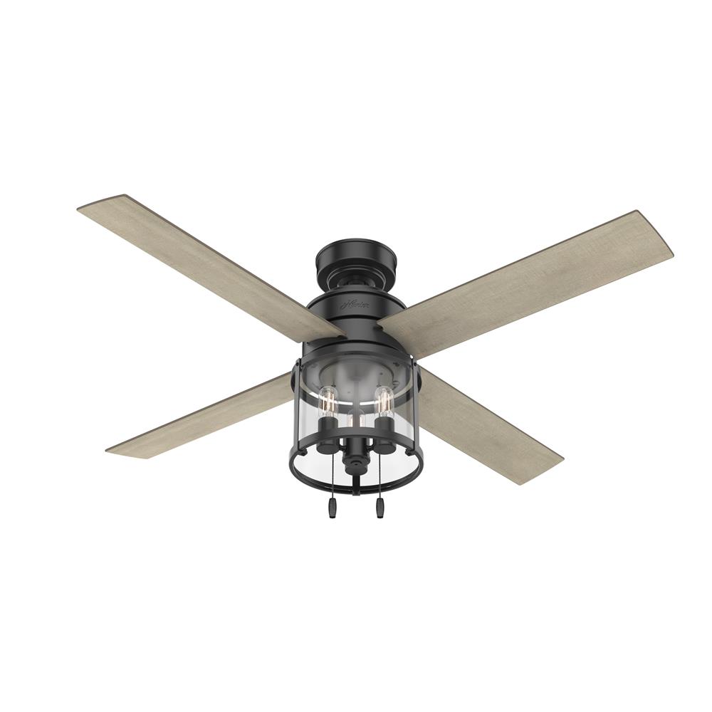 Hunter Fans 50269 Astwood with LED Light 52 inch Ceiling Fan in Matte Black