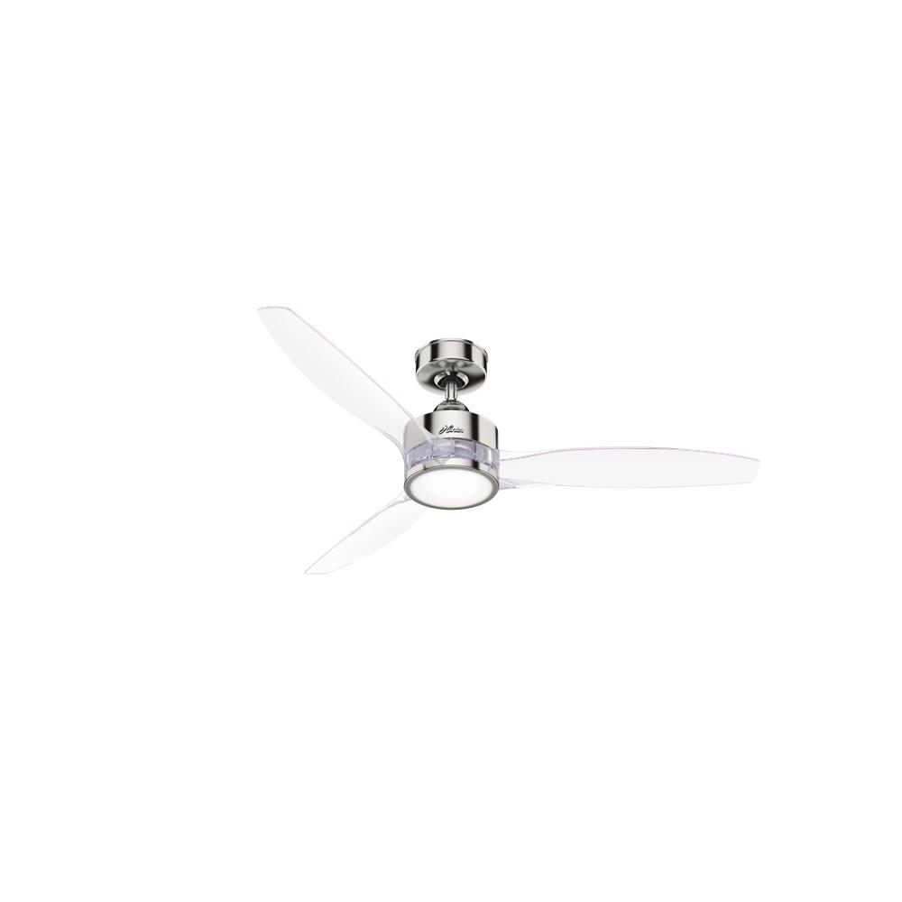 Hunter Fans 50999 Park View with LED Light 52 inch Ceiling Fan in Polished Nickel