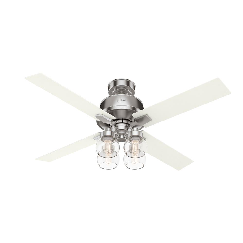 Hunter Fans 59650 Vivien with LED Light 52 inch Ceiling Fan in Brushed Nickel
