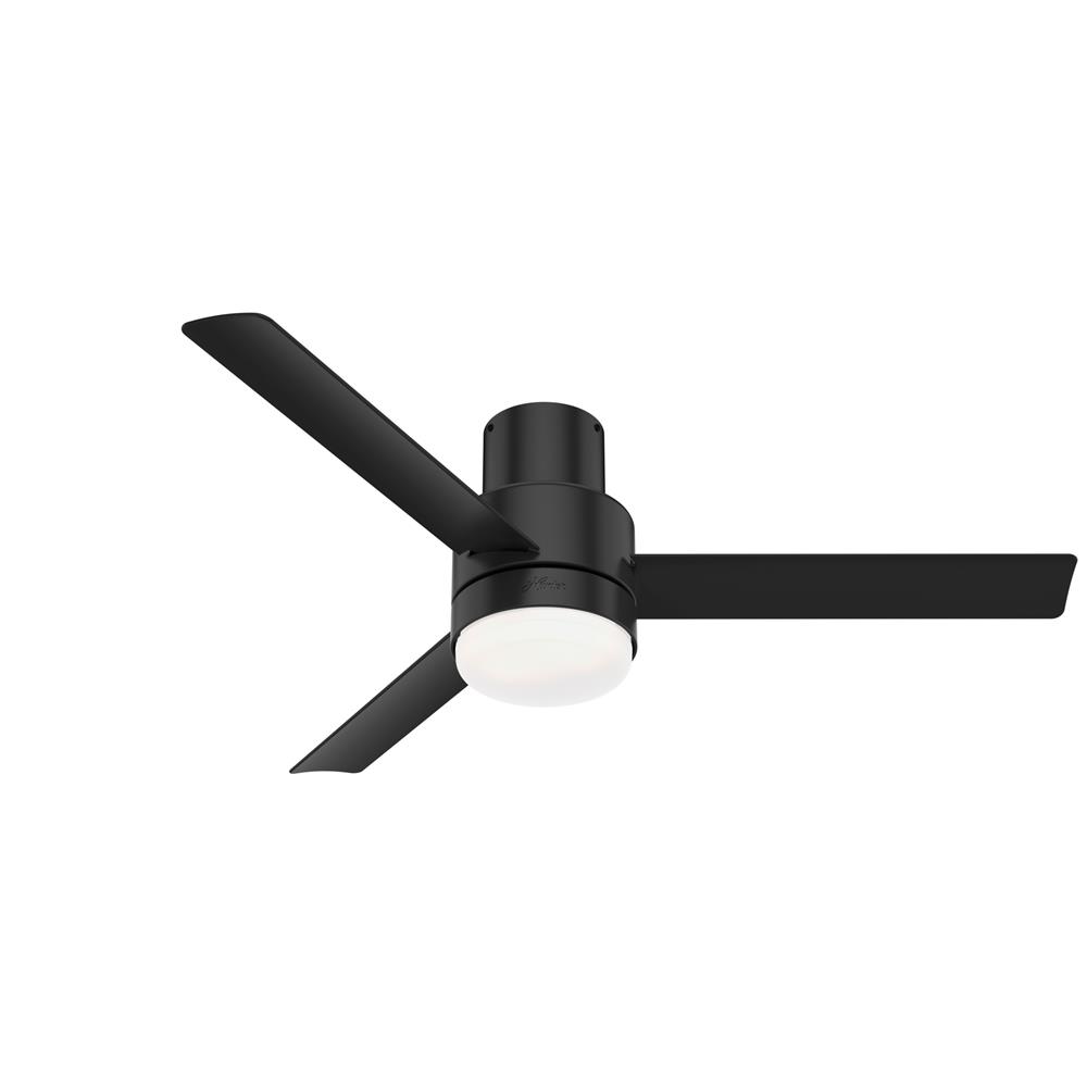 Hunter Fans 51330 Gilmour Outdoor with LED Light 52 inch Cailing Fan in Matte Black