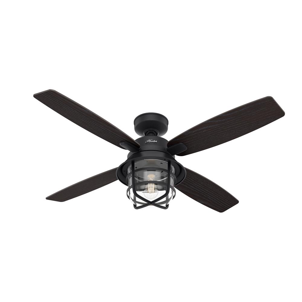 Hunter Fans 50391 Port Royale with Light 52 inch Cailing Fan in Natural Iron