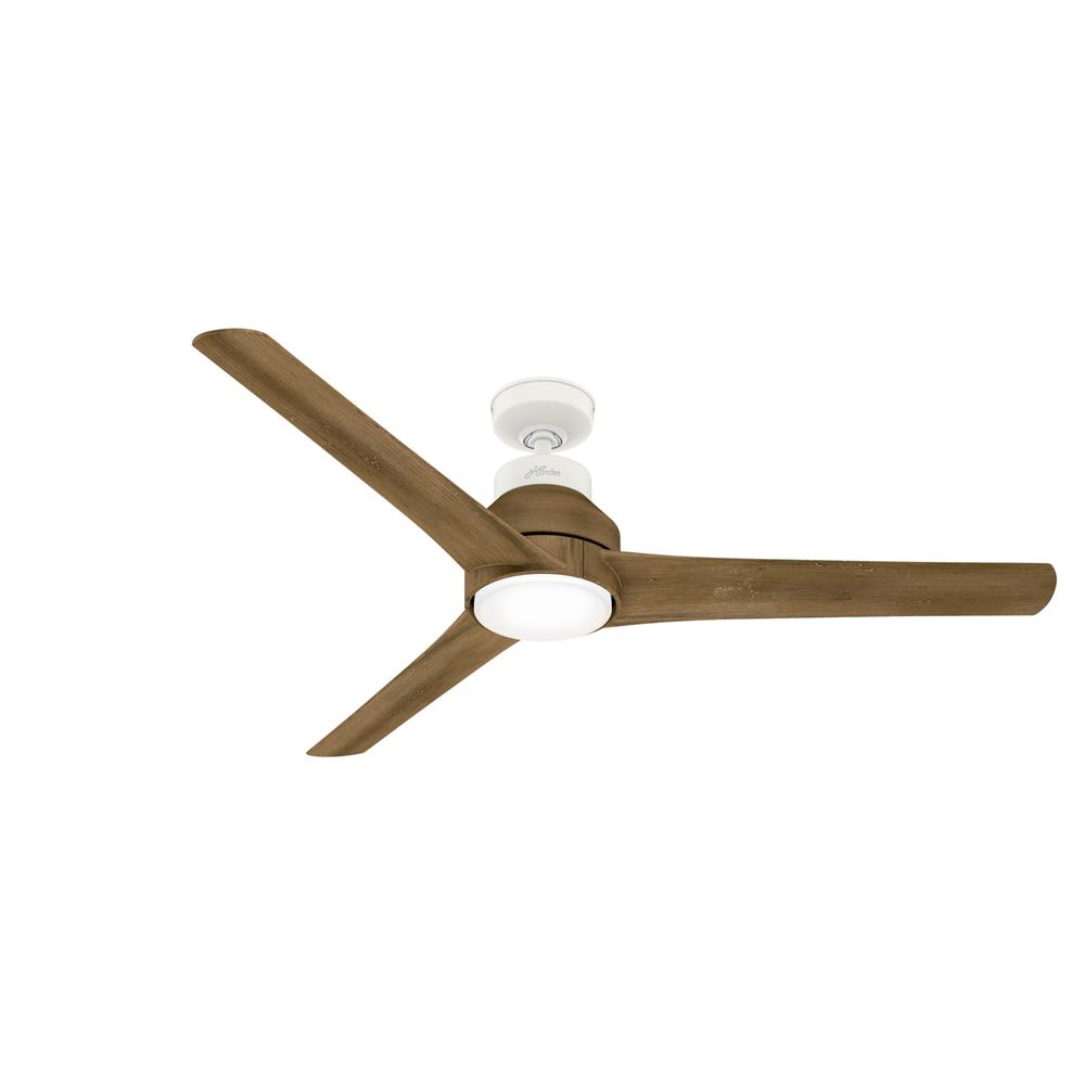 Hunter Fans 53997 Lakemont with LED Light 60 inch Cailing Fan in Matte White
