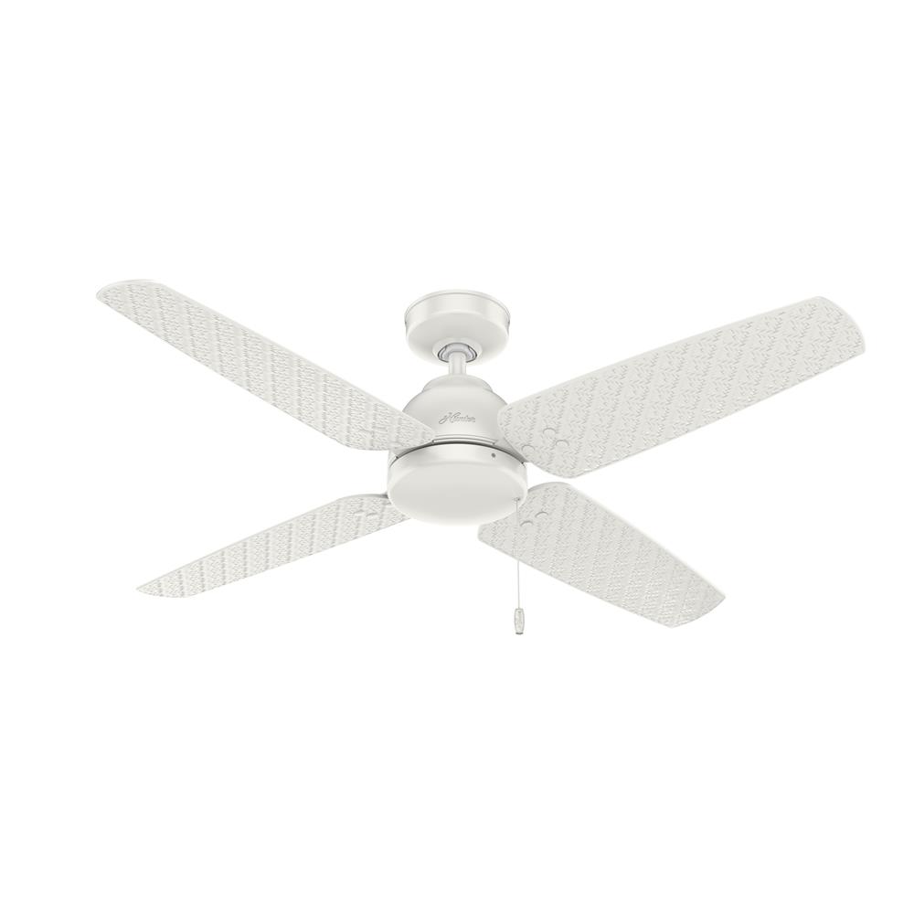 Hunter Fans 59618 Sunnyvale Outdoor 52 inch Cailing Fan in Fresh White
