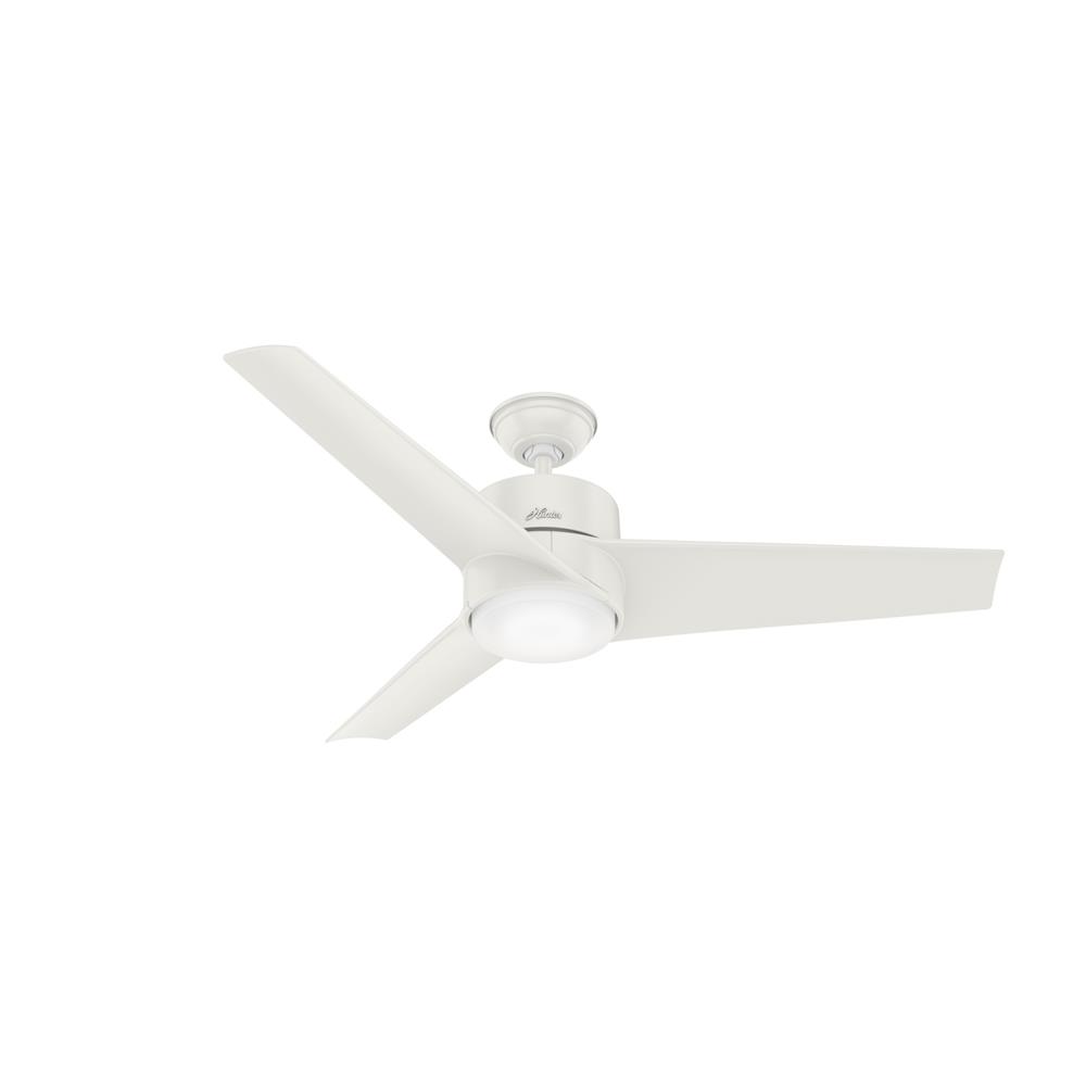Hunter Fans 59470 Havoc Outdoor with LED Light 54 inch Cailing Fan in Fresh White