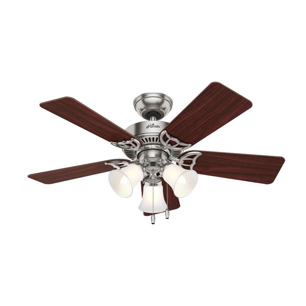 Hunter Fans 51011 Southern Breeze with 3 Lights 42 inch Ceiling Fan in Brushed Nickel