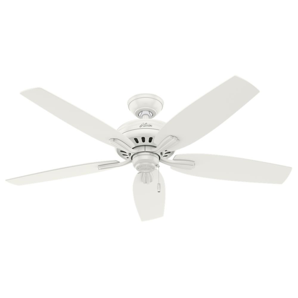Hunter Fans 53322 Newsome Outdoor 52 inch Cailing Fan in Fresh White