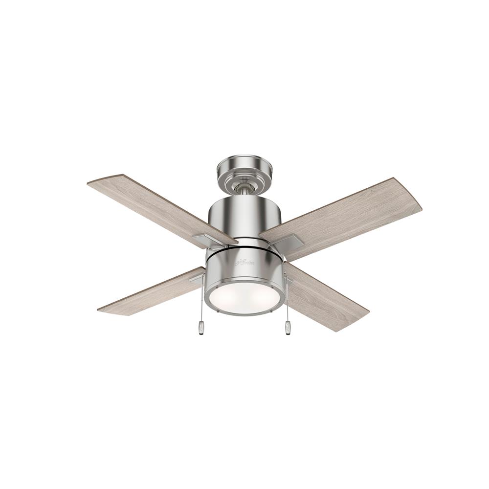 Hunter Fans 53432 Beck with LED Light 42 inch Ceiling Fan in Brushed Nickel