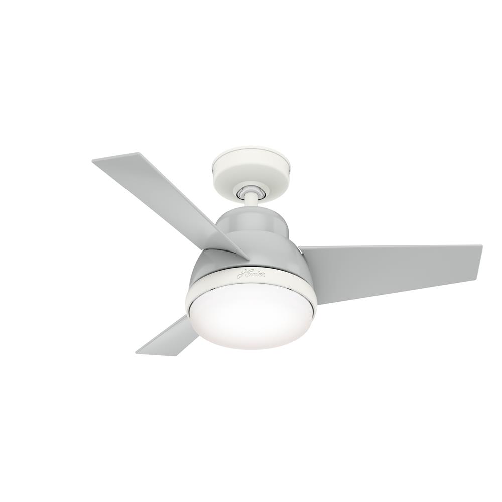 Hunter Fans 51328 Valda with LED Light 36 inch Ceiling Fan in Dove Grey