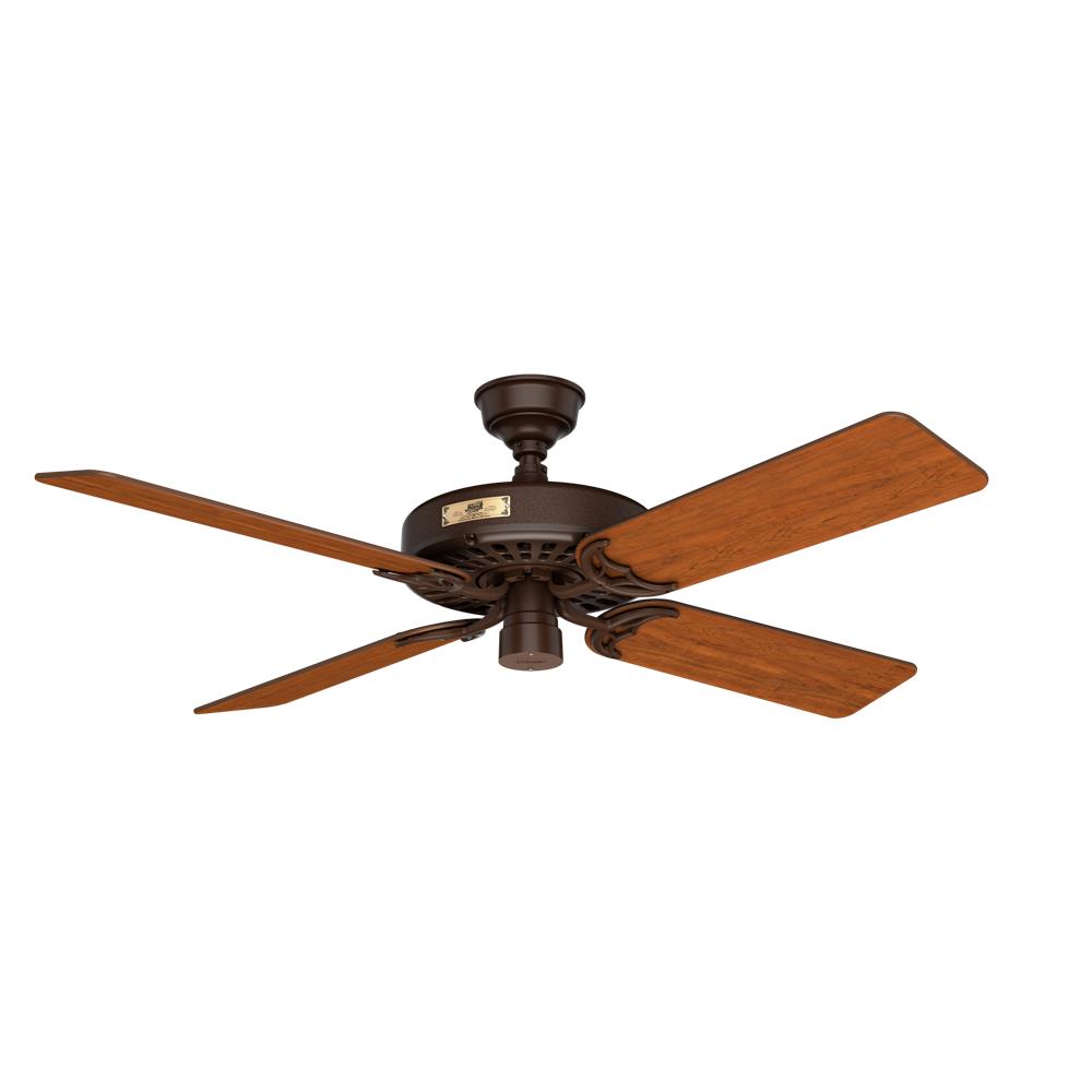Hunter Fans 23847 Outdoor Original Cherry Blades 52 inch Cailing Fan in Chestnut Brown