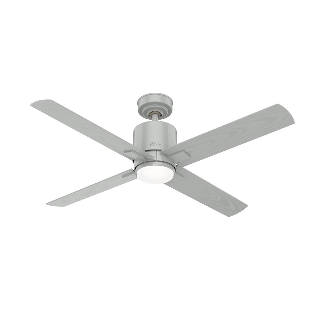 Hunter Fans 50595 Visalia Outdoor with LED Light 52 inch Cailing Fan in Quartz Grey