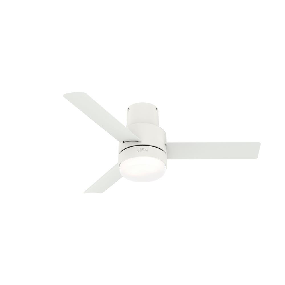 Hunter Fans 51334 Gilmour Outdoor with LED Light 44 inch Cailing Fan in Matte White