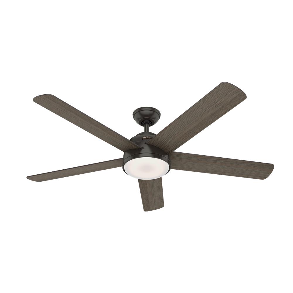 Hunter Fans 59485 Romulus with LED Light 60 inch Ceiling Fan in Noble Bronze