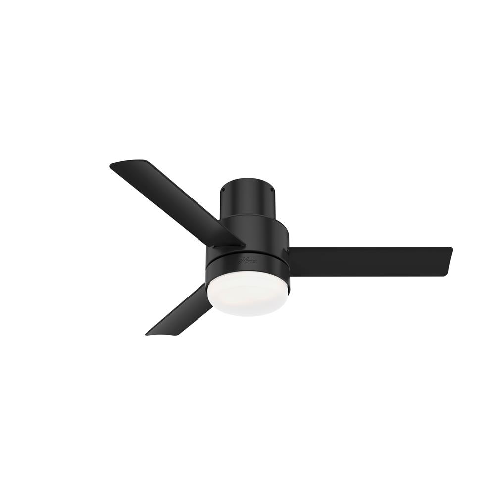 Hunter Fans 51333 Gilmour Outdoor with LED Light 44 inch Cailing Fan in Matte Black