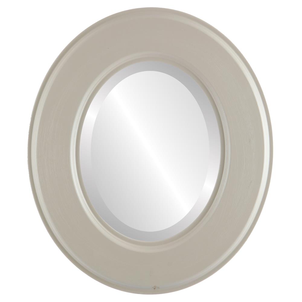 InLine Ovals 796A-IR2024-B Marquis Framed Oval Mirror - Indian River