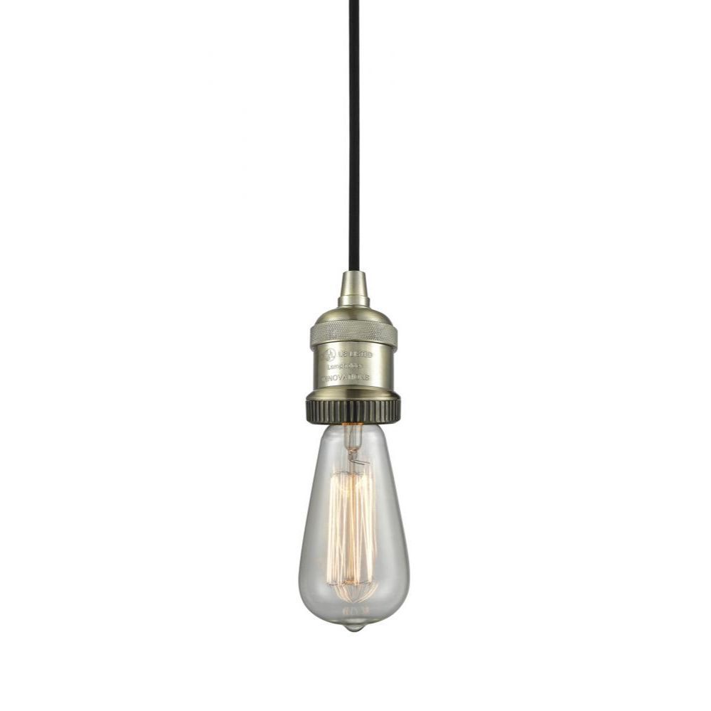 Innovations 199-SG Bare Bulb 1 Light Cord Set in Satin Gold