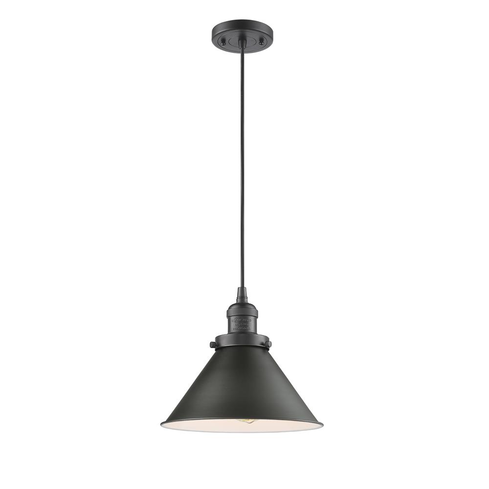 Innovations 201C-OB-M11-LED 1 Light Vintage Dimmable LED Briarcliff 10 inch Mini Pendant in Oil Rubbed Bronze