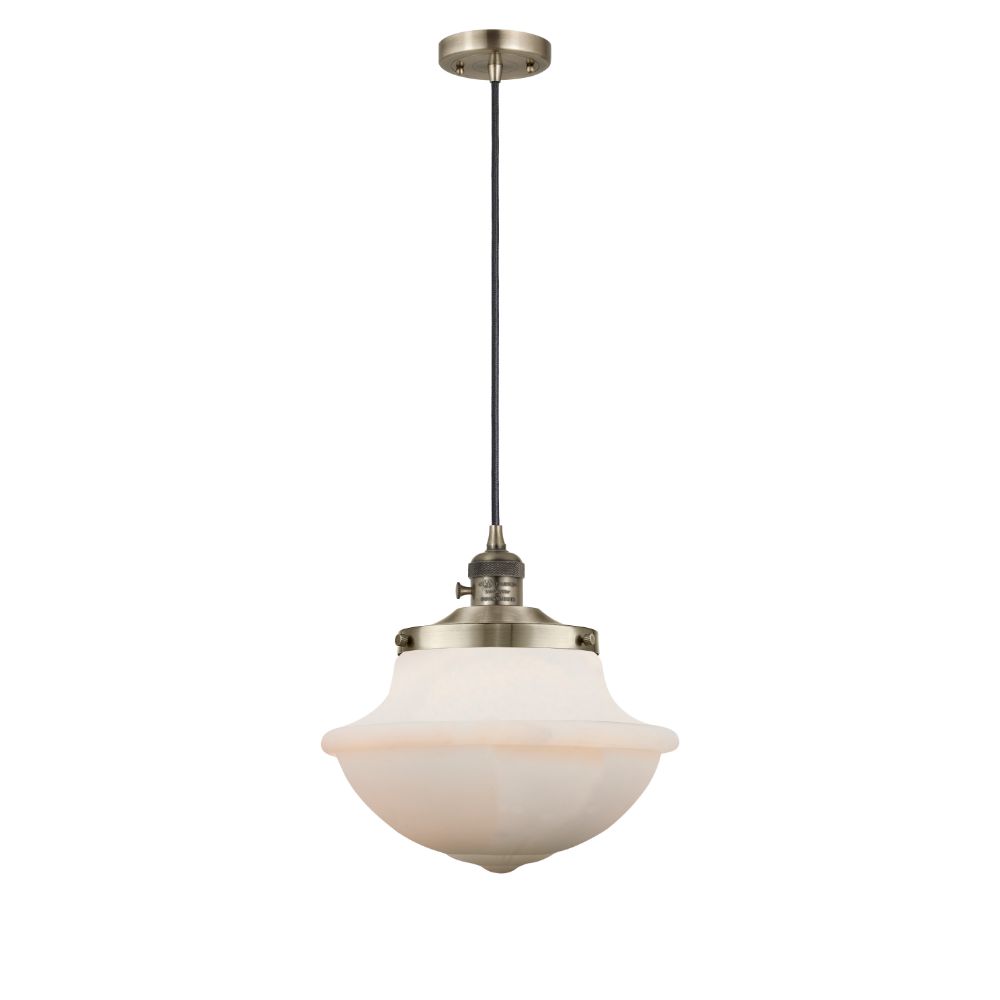 Innovations 201CSW-AB-G541 Oxford Mini Pendant with Switch in Antique Brass