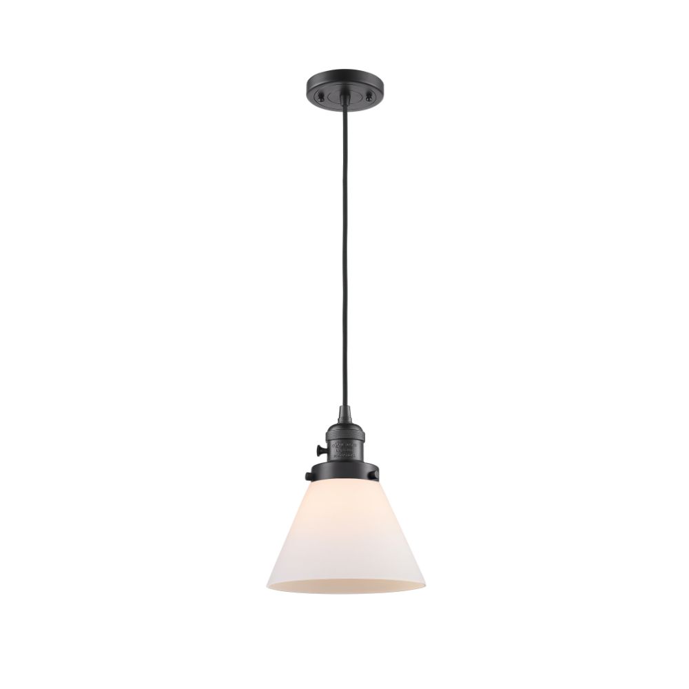 Innovations 201CSW-OB-G41 Cone Mini Pendant with Switch in Oil Rubbed Bronze