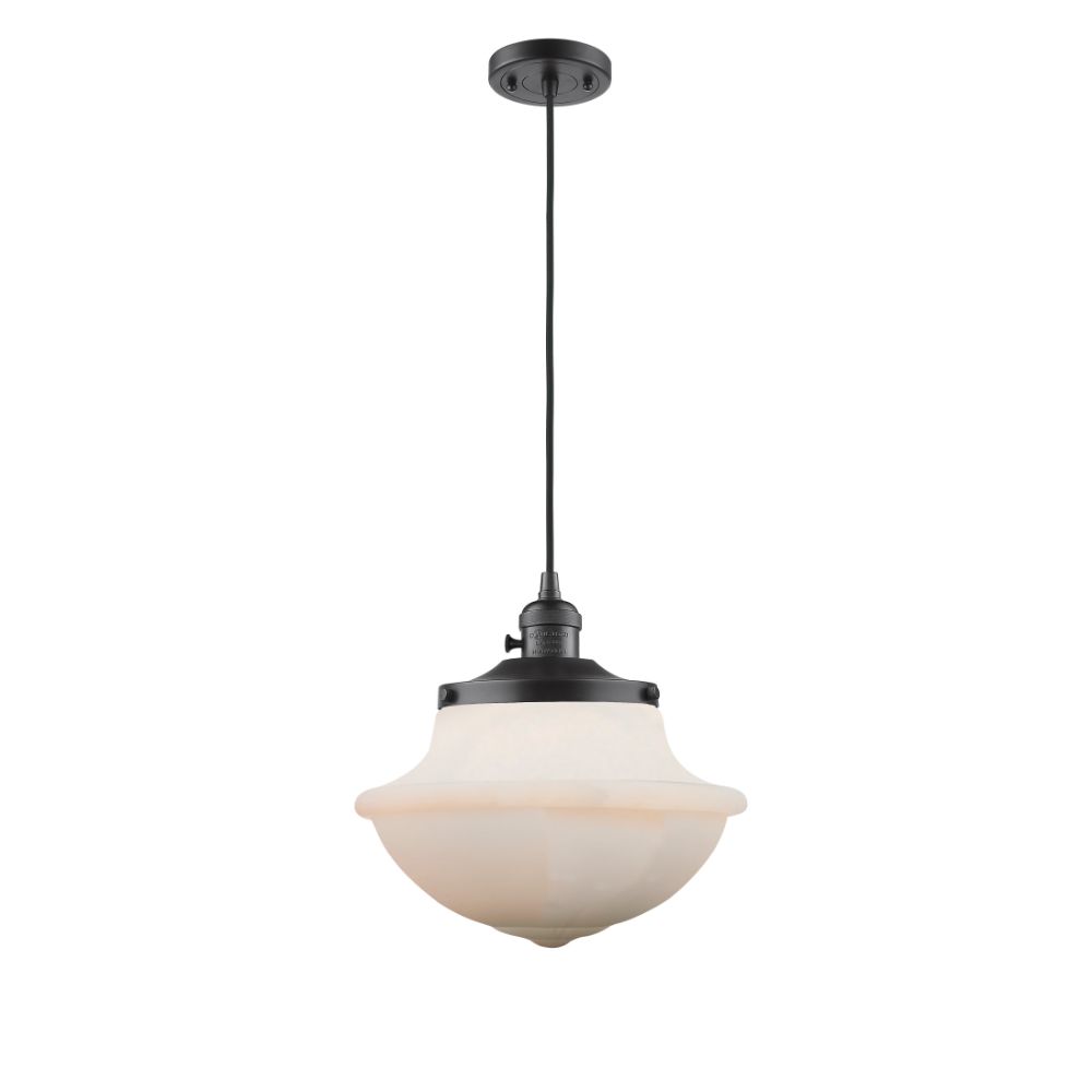 Innovations 201CSW-OB-G541 Oxford Mini Pendant with Switch in Oil Rubbed Bronze